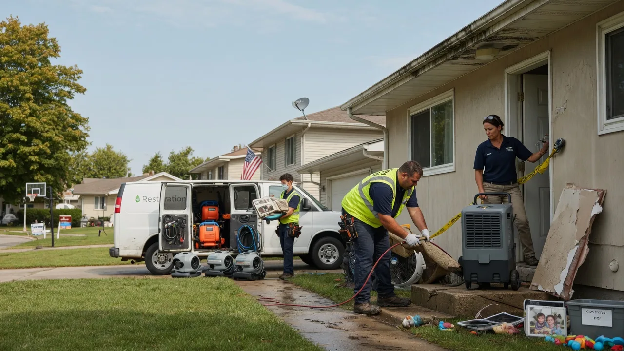 Water Damage Restoration in Oreana, IL near me